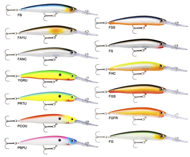 Leurre Rapala Max Rap Fat Minnow 9cm 13g - Profondeur 2.4-3m - Coloris PRTU (Parrot UV) - Pour Carnassiers En Eau Douce