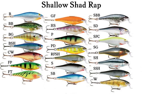 Rapala SHAD RAP SHALLOW SSR - 7