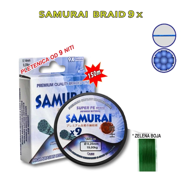 SAMURAI BRAID 9X-Slika 1